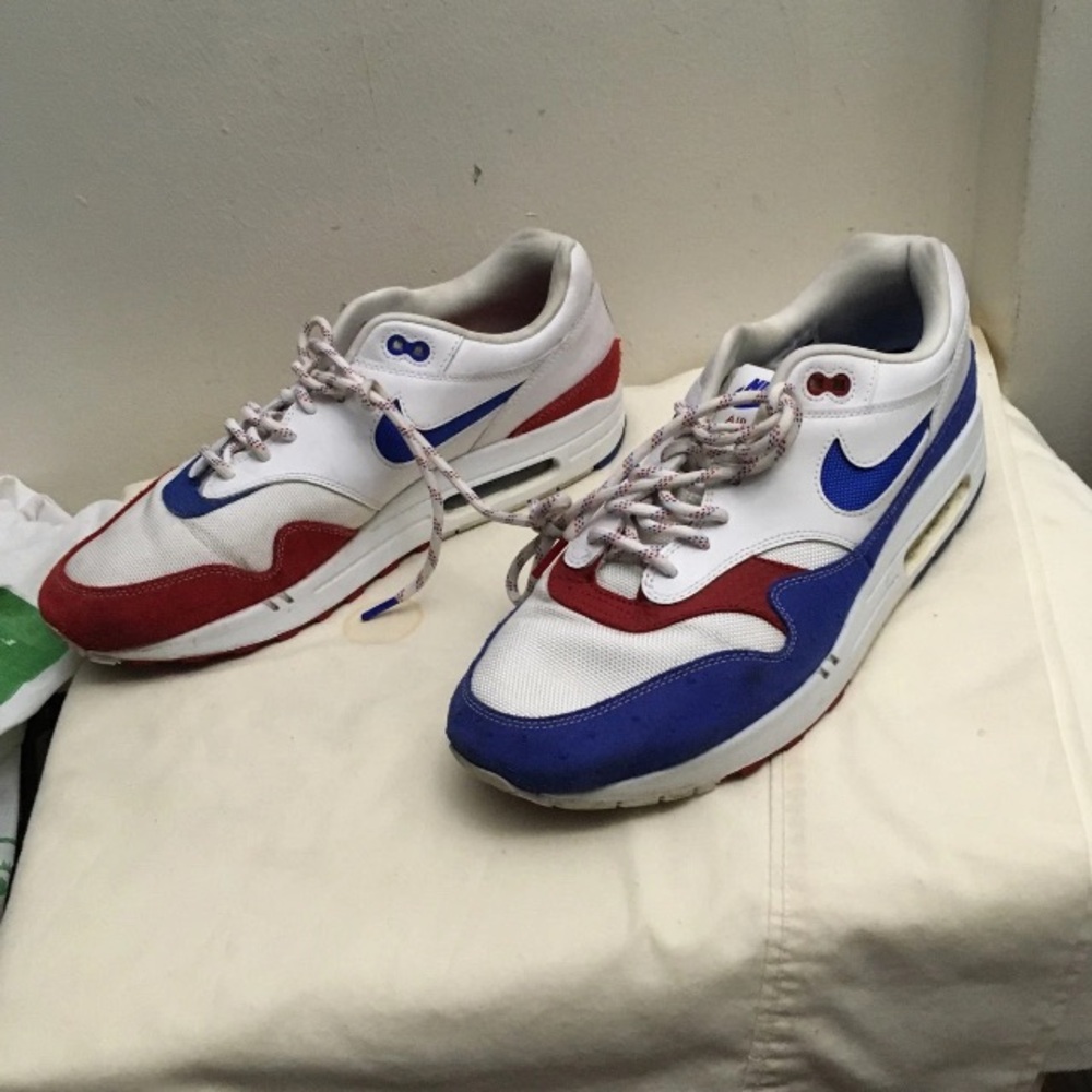 Nike Air Max 1 Premium Puerto Rico Sneakers Size 12 SCJ1621-100